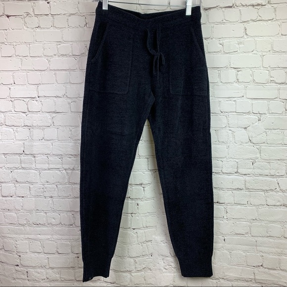 Barefoot Dreams Pants - BAREFOOT DREAMS Black CozyChic Ultra Lite Jogger XSP